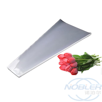 200pcs plastique transparent rose bouquet de fleurs manches cellophane sacs d'emballage floraux