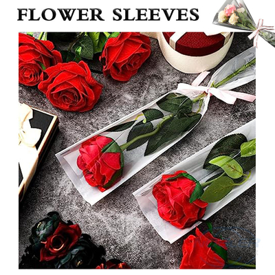 Le bouquet clair de fleur gaine des sacs de bouquet pour Rose Wrapping Paper simple