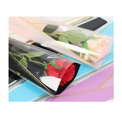 Le bouquet multi transparent de fleur de spécifications gaine pour l'emballage végétal de fleur