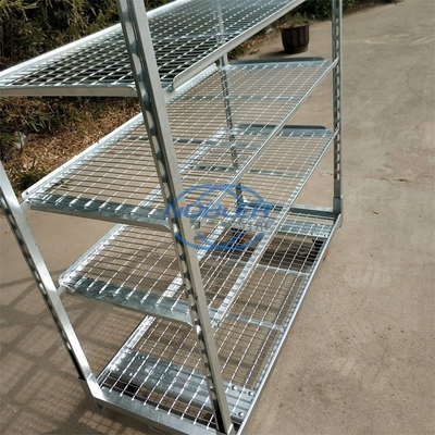 Plantation d'intérieur de fleur de Mesh Danish Trolley For Dutch en métal