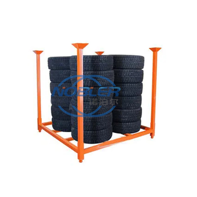 Support résistant pliable commercial de pneu de camion d'OEM pour le stockage de pneu