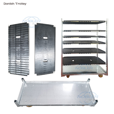 Camion de fleurs danois pratique 135*56.5*190cm 50kg 4 roues pour un mouvement en douceur