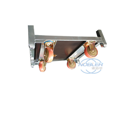 50 kg Capacité contreplaqué Chariot de fleurs néerlandais Roue PU 1350*565*1900mm