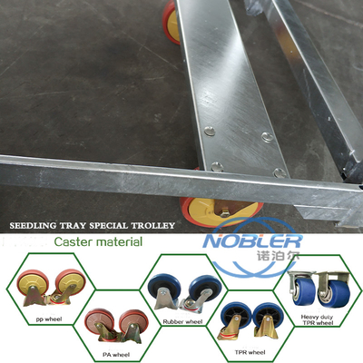 Distribution de fleurs Logistique Trolleys danois Conception flexible et professionnelle