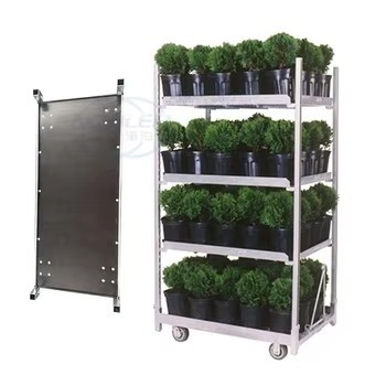 Chariot à fleurs néerlandais portable pour jardin