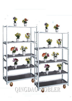 40KG shelf loading capacity flower trolley optimized for indoor flower display and quick movement of flower pots indoors