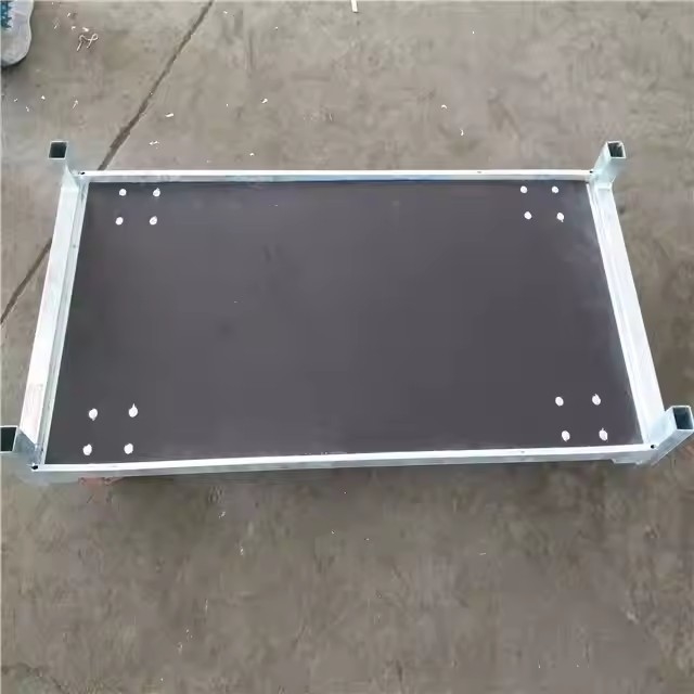 Chariot à fleurs en zinc galvanisé à chaud pour des solutions de transport de fleurs durables